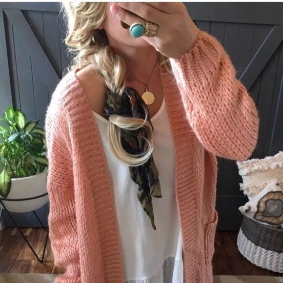 New Weekender Nubby Yarn Knit Cardigan Sweater - Picture 2 of 7